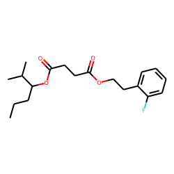 Succinic acid, 2-fluorophenethyl 2-methylhex-3-yl ester