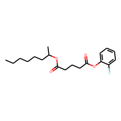 Glutaric acid, 2-fluorophenyl 2-octyl ester