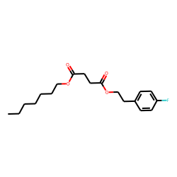 Succinic acid, 4-fluorophenethyl heptyl ester