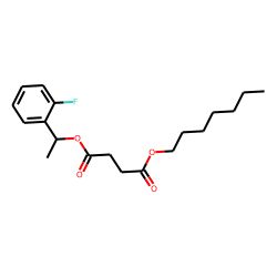 Succinic acid, 1-(2-fluorophenyl)ethyl heptyl ester