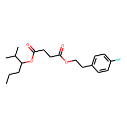 Succinic acid, 4-fluorophenethyl 2-methylhex-3-yl ester