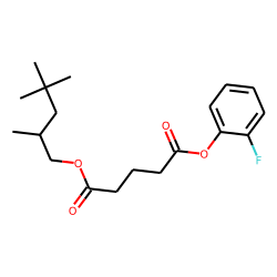 Glutaric acid, 2-fluorophenyl 2,4,4-trimethylpentyl ester