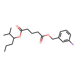 Glutaric acid, 3-iodobenzyl 2-methylhex-3-yl ester