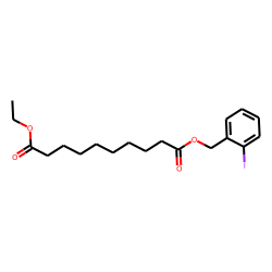 Sebacic acid, ethyl 2-iodobenzyl ester