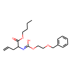 2-Aminopent-4-enoic acid, N-(2-benzyloxyetoxycarbonyl)-, butyl ester