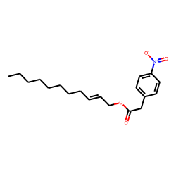 Benzeneacetic acid, 4-nitro-, undec-2-en-1-yl ester