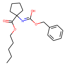 1-Aminocyclopentanecarboxylic acid, N-(benzyloxycarbonyl)-, pentyl ester