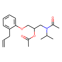 Alprenolol, N,O-di(acetyl)-