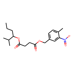 Succinic acid, 2-methylhex-3-yl 4-methyl-3-nitrobenzyl ester