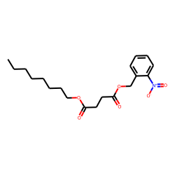 Succinic acid, 2-nitrobenzyl octyl ester
