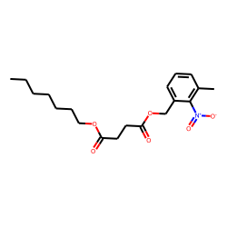 Succinic acid, heptyl 3-methyl-2-nitrobenzyl ester
