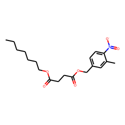 Succinic acid, heptyl 3-methyl-4-nitrobenzyl ester