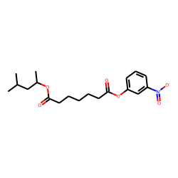 Pimelic acid, 4-methyl-2-pentyl 3-nitrophenyl ester