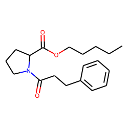 L-Proline, N-(3-phenylpropionyl)-, pentyl ester