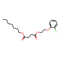 Succinic acid, 2-(2-chlorophenoxy)ethyl heptyl ester