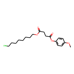 Succinic acid, 8-chlorooctyl 4-methoxyphenyl ester