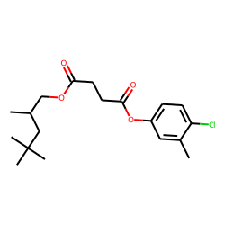 Succinic acid, 4-chloro-3-methylphenyl 2,4,4-trimethylpentyl ester