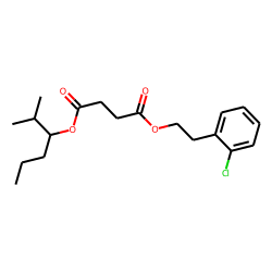 Succinic acid, 2-chlorophenethyl 2-methylhex-3-yl ester