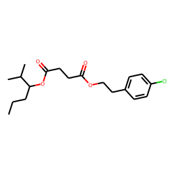 Succinic acid, 4-chlorophenethyl 2-methylhex-3-yl ester