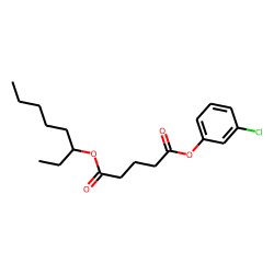 Glutaric acid, 3-chlorophenyl 3-octyl ester