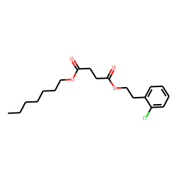 Succinic acid, 2-chlorophenethyl heptyl ester