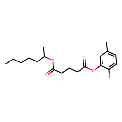 Glutaric acid, hept-2-yl 2-chloro-5-methylphenyl ester