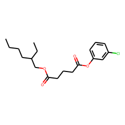 Glutaric acid, 2-ethylhexyl 3-chlorophenyl ester