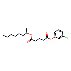 Glutaric acid, 3-chlorophenyl 2-octyl ester