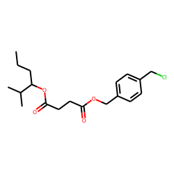 Succinic acid, 4-(chloromethyl)benzyl 2-methylhex-3-yl ester