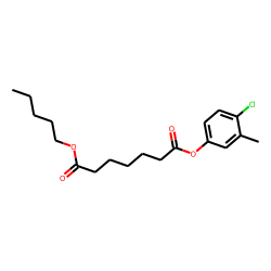 Pimelic acid, 4-chloro-3-methylphenyl pentyl ester
