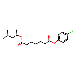 Pimelic acid, 4-chlorophenyl 4-methyl-2-pentyl ester
