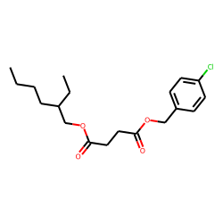 Succinic acid, 2-ethylhexyl 4-chlorobenzyl ester