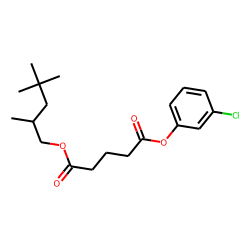Glutaric acid, 3-chlorophenyl 2,4,4-trimethylpentyl ester