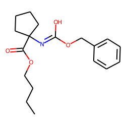 1-Aminocyclopentanecarboxylic acid, N-(benzyloxycarbonyl)-, butyl ester