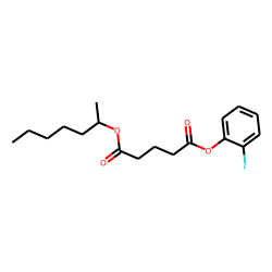 Glutaric acid, 2-fluorophenyl 2-heptyl ester